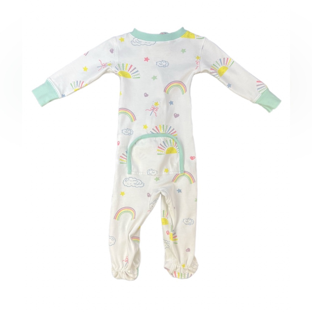 BEAUFORT BONNET Pima Cotton Footie - 6-12M - Picture 2 of 2